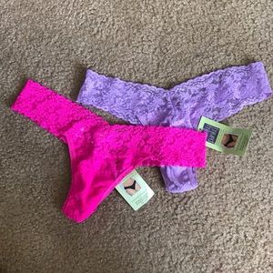 Two Pairs of Hanky Panky Low Rise Thongs